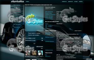 Auto_Bugatti тема для контакта