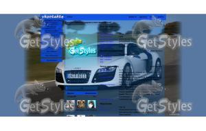 Audi R8 V10 тема для контакта