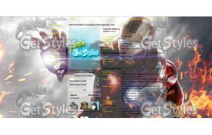 ironmaninfire1920x1080136 тема для контакта