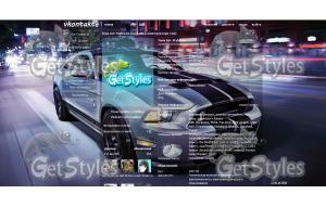 ford shelby GT500 тема для контакта
