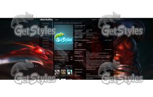 Axe  Dota 2 тема для контакта