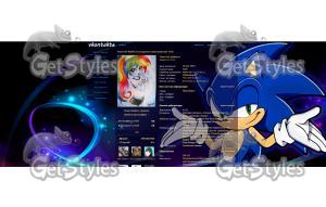 Sonic X тема для контакта