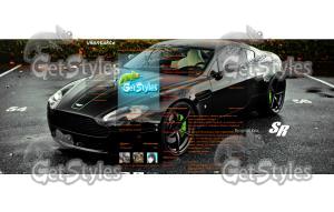 Aston Martin тема для контакта