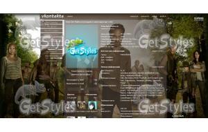 walking dead тема для контакта