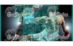 Бокс тема для контакта