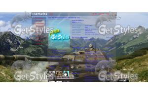 WoT IS8 тема для контакта