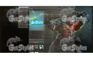 Dota 2 тема для контакта