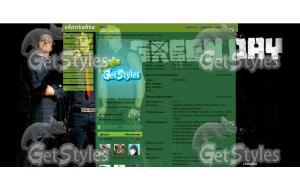 Green Day тема для контакта