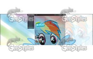 Rainbow Dash :3 тема для контакта