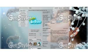 model_brunette_profile_wi тема для контакта