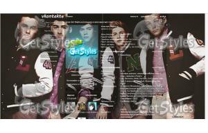 One Direction тема для контакта