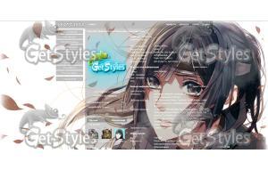 Anime art тема для контакта