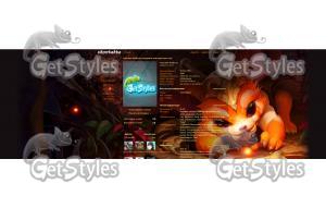 League of Legends Gnar тема для контакта