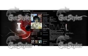 I_love_minimal_by_amqds тема для контакта