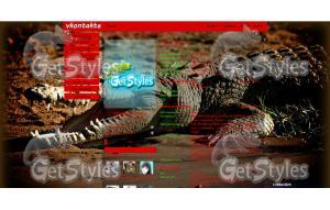 Aligator тема для контакта