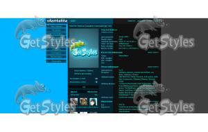 Tron_Gray тема для контакта