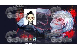 Tokyo Ghoul тема для контакта