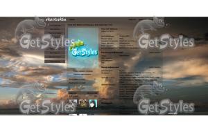 Небо тема для контакта