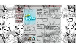 Miley Cyrus тема для контакта