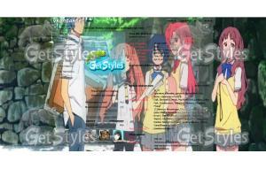 Ano Natsu de Matteru тема для контакта