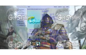 assassins creed 4 black f тема для контакта