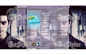 Dylan OBrien  Teen Wolf тема для контакта