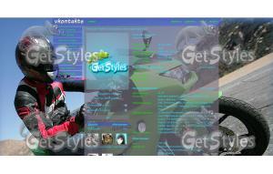 KaWaSaKi Ninja тема для контакта