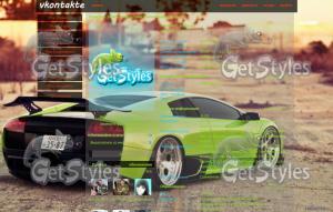 Lambo тема для контакта