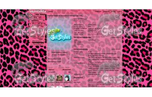 pink leopard тема для контакта