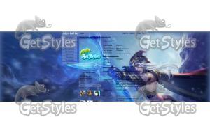 league of legends Ashe : тема для контакта