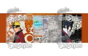 naruto  sasuke тема для контакта