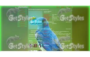 Blue bird тема для контакта