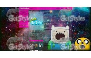 Время Приключений и Космо тема для контакта