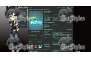 Anime art тема для контакта