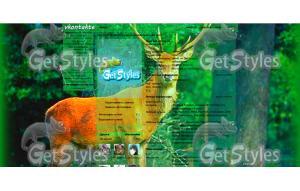 Олень тема для контакта