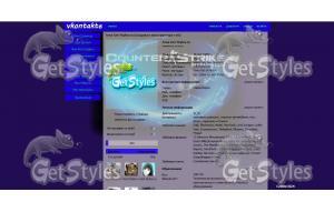 CounterStrike Source тема для контакта