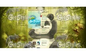 панда тема для контакта