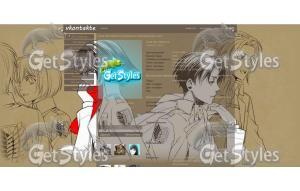 Shingeki no Kyojin тема для контакта