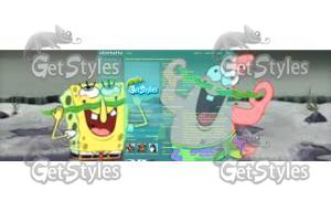 патрик и спанч боб тема для контакта