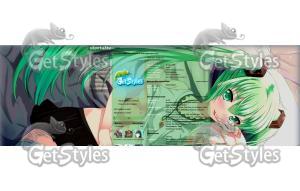 Vocaloid Hatsune Miku тема для контакта