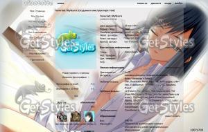 Anime girl тема для контакта