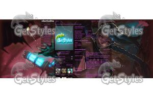 Jinx League Of Legends тема для контакта