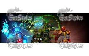 Dota 2 Spirit тема для контакта