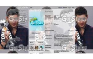 Jensen_Ackles тема для контакта