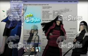 Naruto тема для контакта