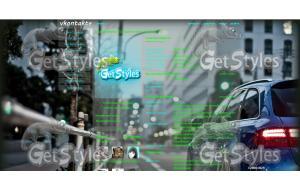 Красота тема для контакта