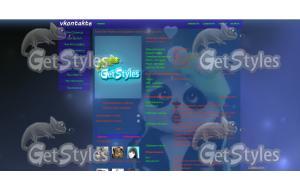 Панда тема для контакта