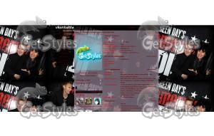 GreenDay тема для контакта