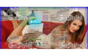 девушка1366x768 тема для контакта