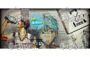 Kuroko no Basket 1440x900 тема для контакта